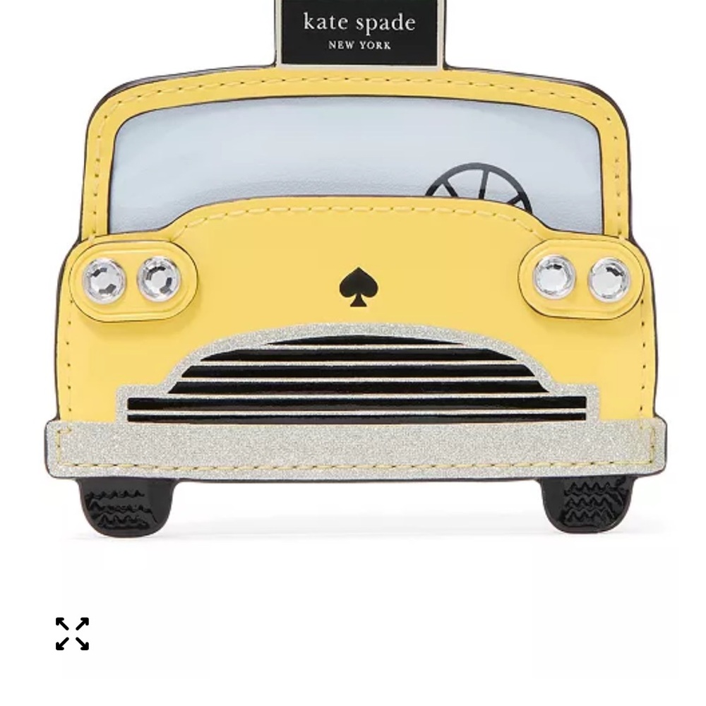 Kate Spade Yellow Taxi Card Holder